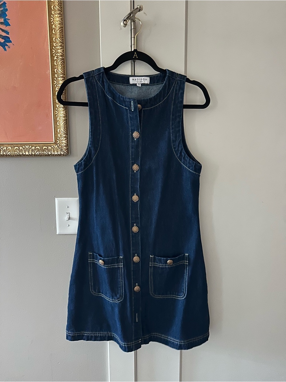 Madison the Label Denim Mini Dress